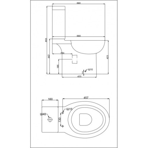 Моноблок  ICC 6685W "АРЕН "